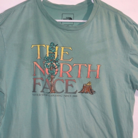 The North Face Thrased Green Tee UNISEX - Picture 6 of 8